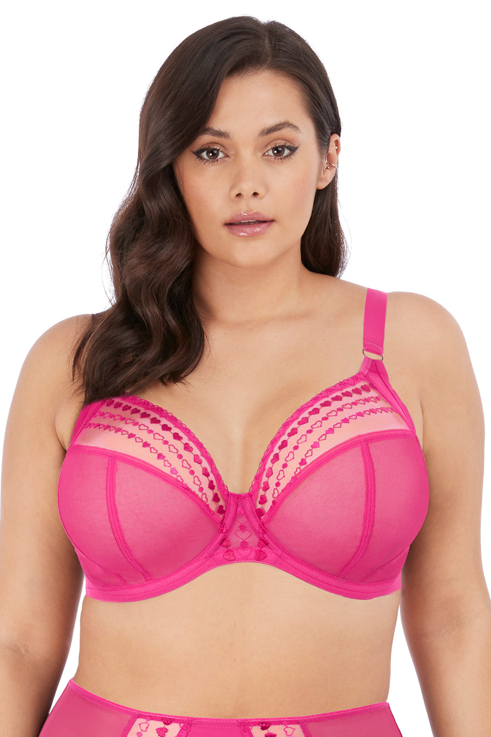 Elomi Matilda Plunge Bra - Pink Kiss - source image 43209