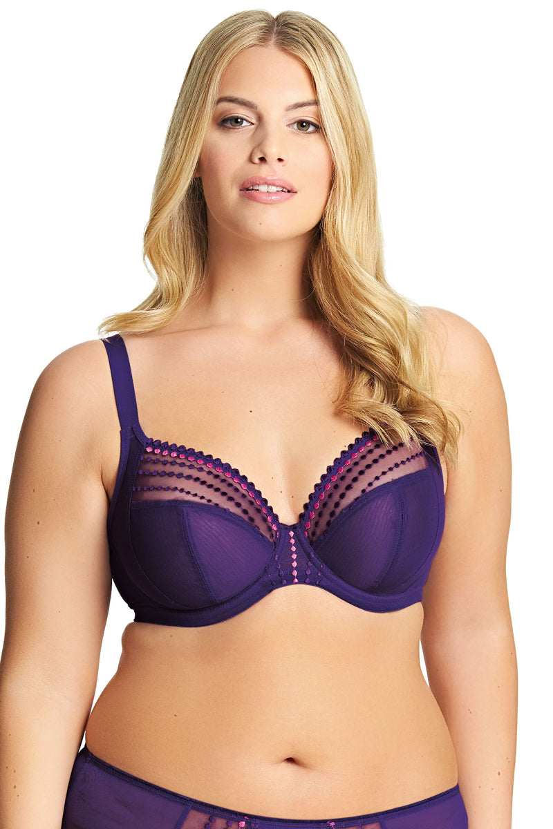 Elomi Matilda Plunge Bra - Purple - source image 32912