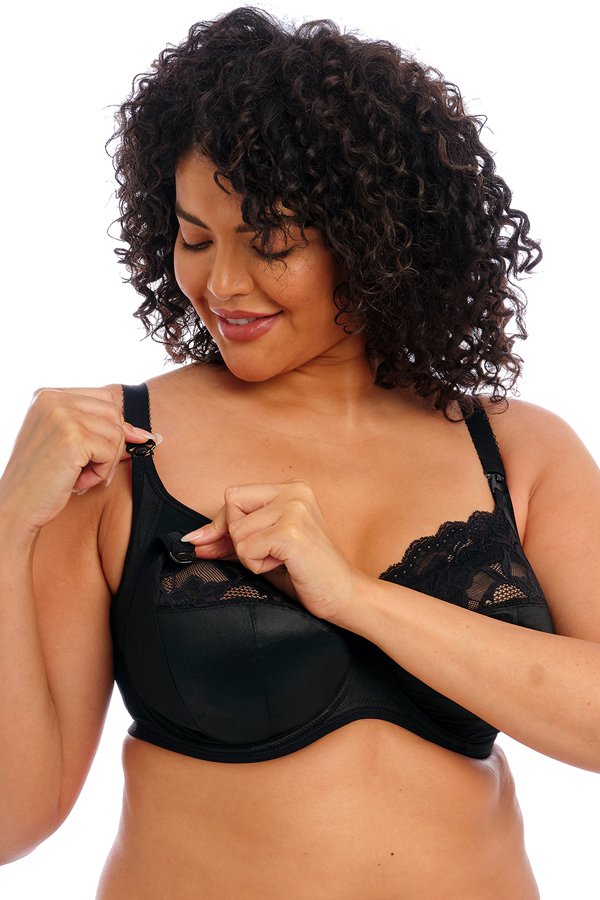 Elomi Molly Underwire Nursing Bra - Black - source image 39816