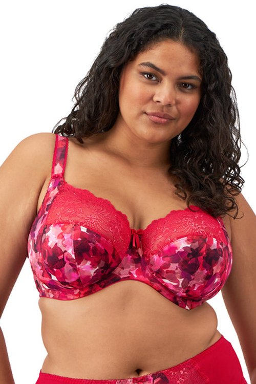 Elomi Morgan Banded Underwire Stretch Lace Bra - Berry Crush - source image 69944