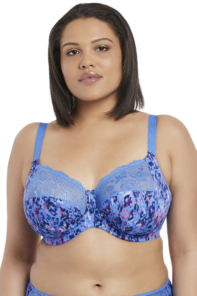 Elomi Morgan Banded Underwire Stretch Lace Bra - Cobalt - source image 34425