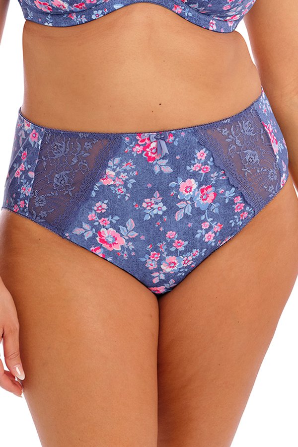 Elomi Morgan Full Brief - Denim Floral - source image 58059