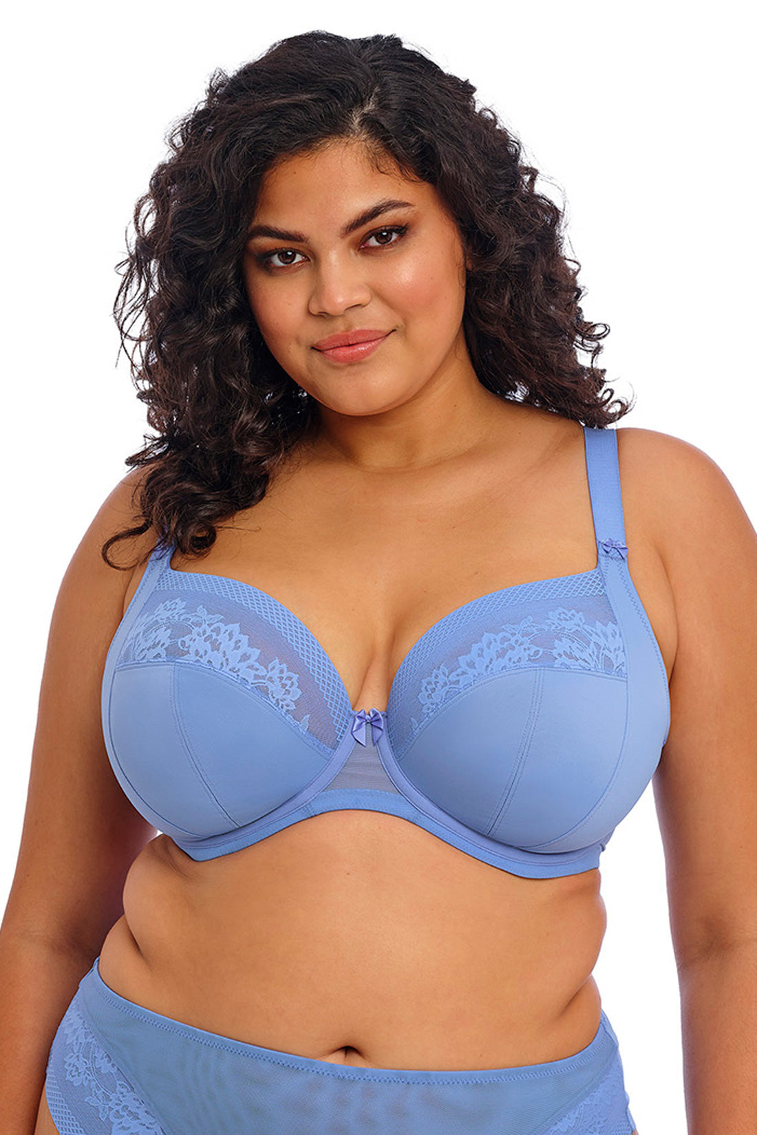 Elomi Nerina Underwire Plunge Bra - Cornflower - source image 70721