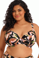 Elomi Ocean Avenue Underwire Plunge Bikini Top - Multi - source image 73115