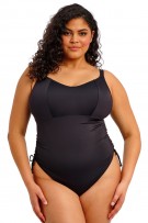 Elomi Plain Sailing Non Wired Swimsuit - Black - source image 71997