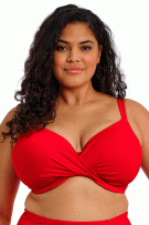 Elomi Plain Sailing Underwire Plunge Bikini Top - Lava - source image 73105