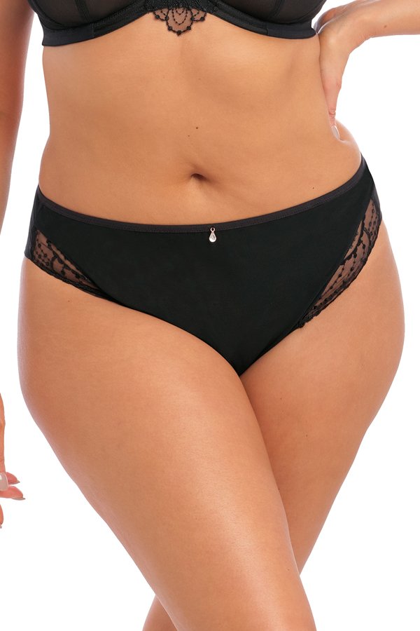 Elomi Priya Brazilian Panties - Black - source image 45037