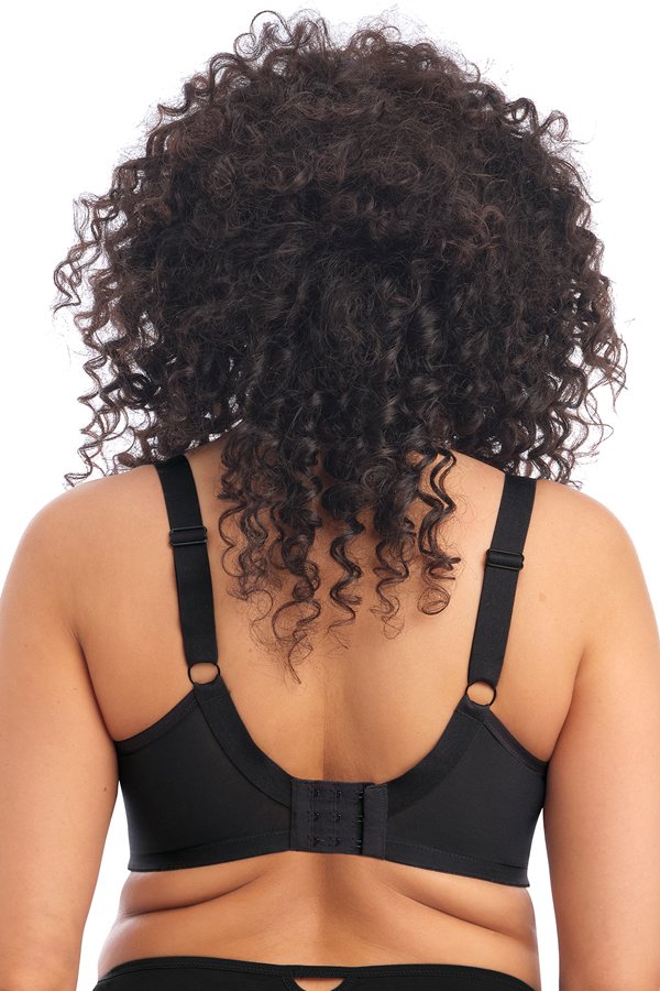 Elomi Priya Underwire Plunge Bra - Black - source image 45030