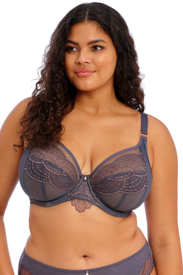 Elomi Priya Underwire Plunge Bra - Storm - source image 58163