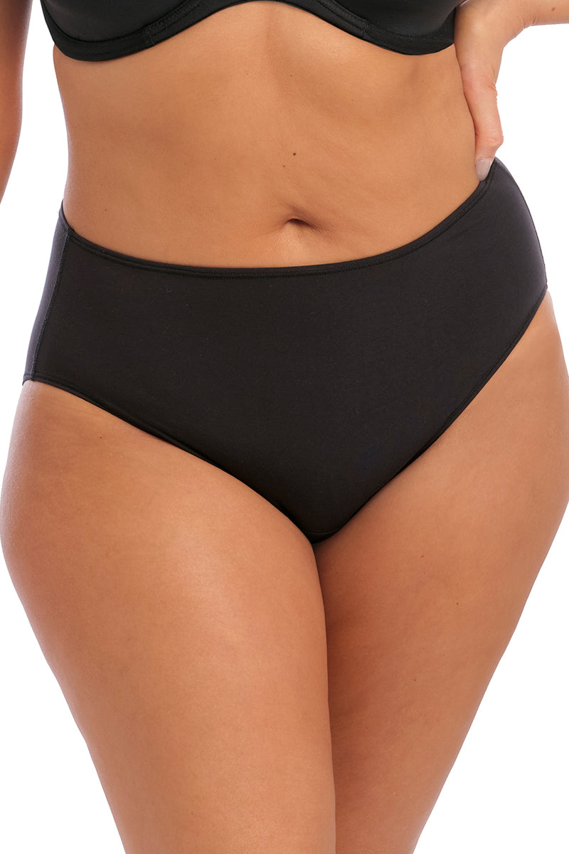 Elomi Smooth Full Brief - Black - source image 45039