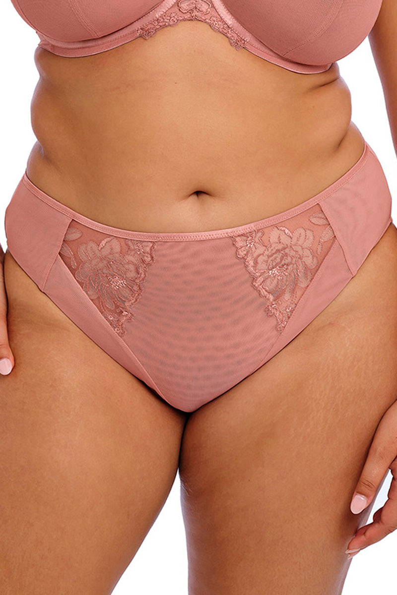 Elomi Teagan High Leg Brief - Ash Rose - source image 70755