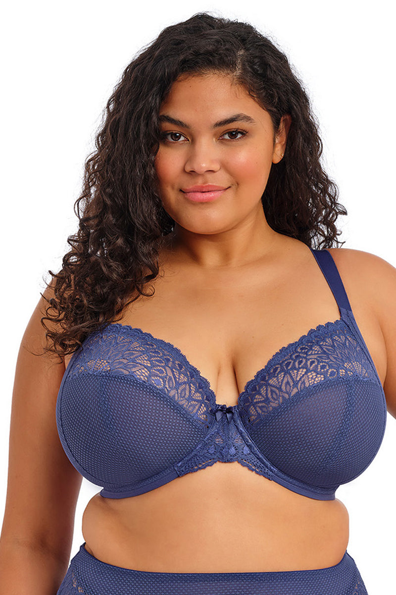 Elomi Tiernie Stretch Plunge Bra - Denim - source image 75607