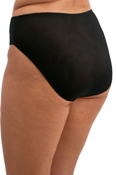 Elomi Zarla High Leg Brief - Black - source image 69929