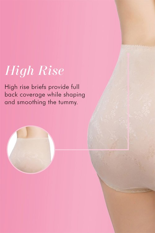 Exquisite Form Floral Jacquard Medium Control Shaper Panties 2-Pack - Product - source image 42779