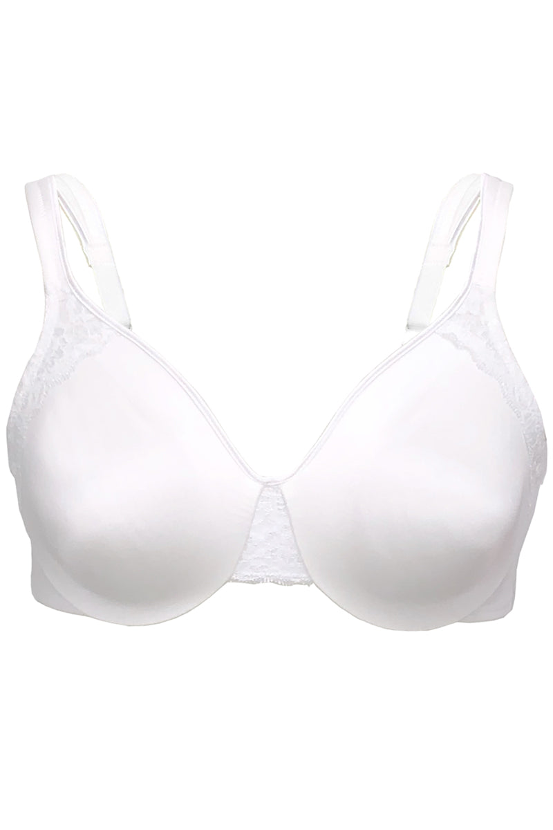 Exquisite Form Fully Minimizer Underwired Bra - White - source image 42751