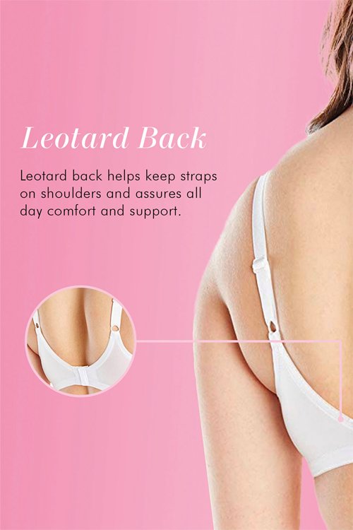 Exquisite Form Fully Minimizer Underwired Bra - White - source image 39628