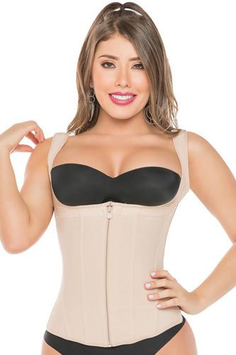 Fajas Salome Powernet Vest for Women - Nude - source image 7674