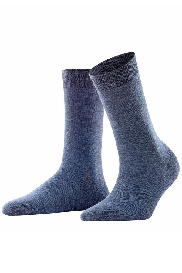 Falke Softmerino Women's Socks - Dark Blue Melange