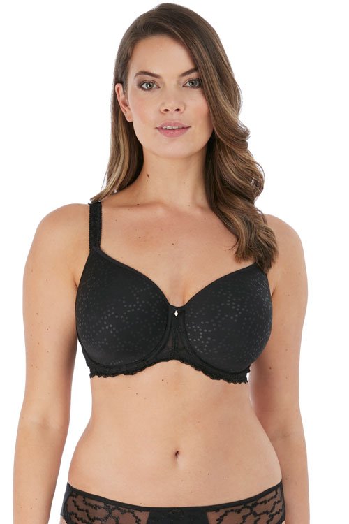 Fantasie Ana Underwired Spacer T-shirt Bra - Black - source image 39581