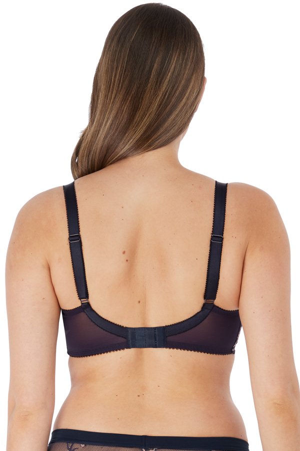 Fantasie Aubree Underwire Padded Half Cup Bra - Navy - source image 43630