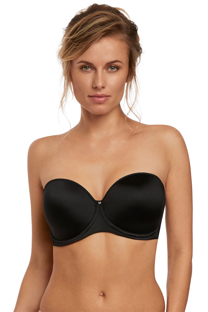 Fantasie Aura Underwired Molded Strapless Bra - Black - source image 34967