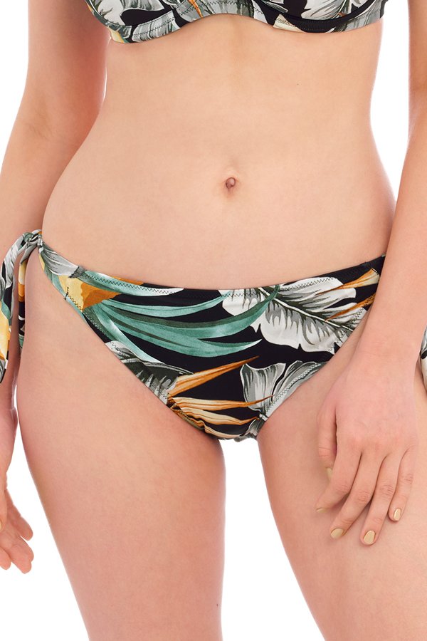 Fantasie Bamboo Grove Tie Side Bikini Brief - Jet - source image 45194