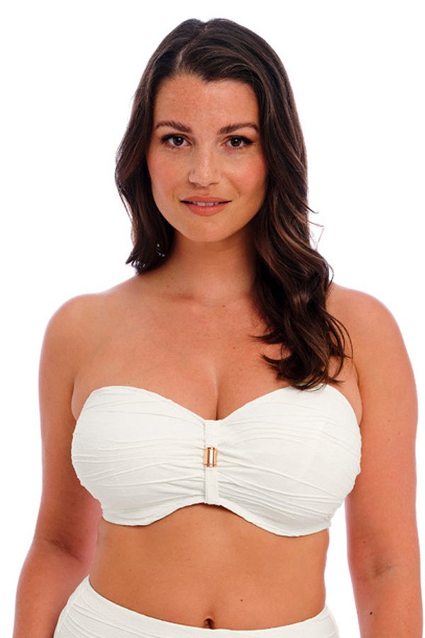 Fantasie Beach Waves Underwire Bandeau Bikini Top - Linen - source image 70161