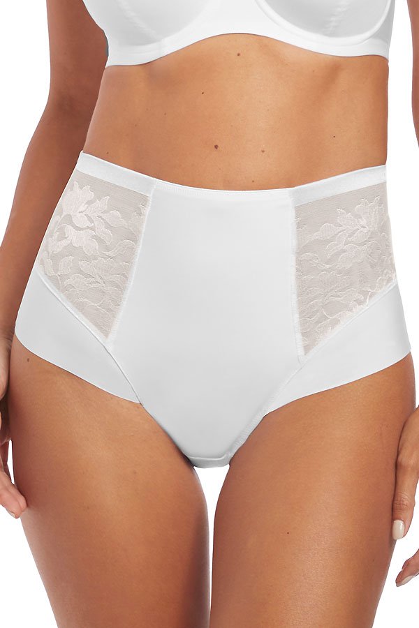 Fantasie Illusion High Waist Brief - White - source image 39699