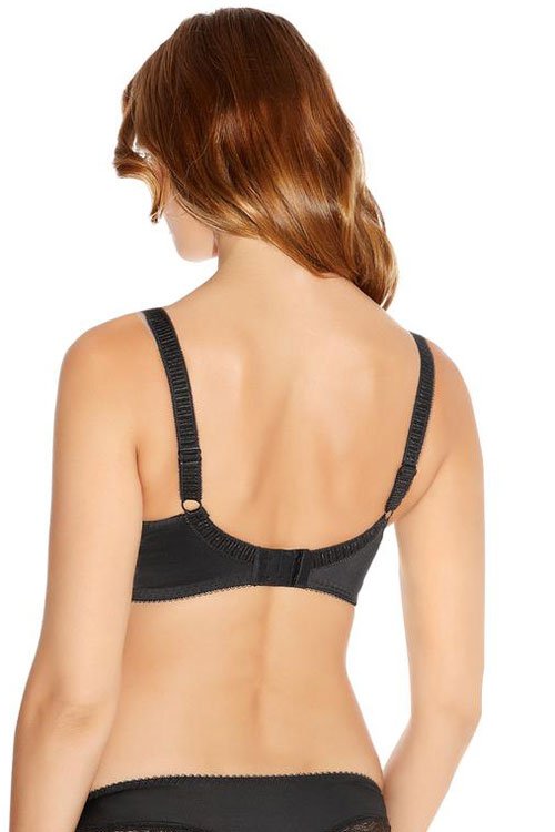 Fantasie Mae Underwired Padded Half Cup Bra - Black - source image 22359