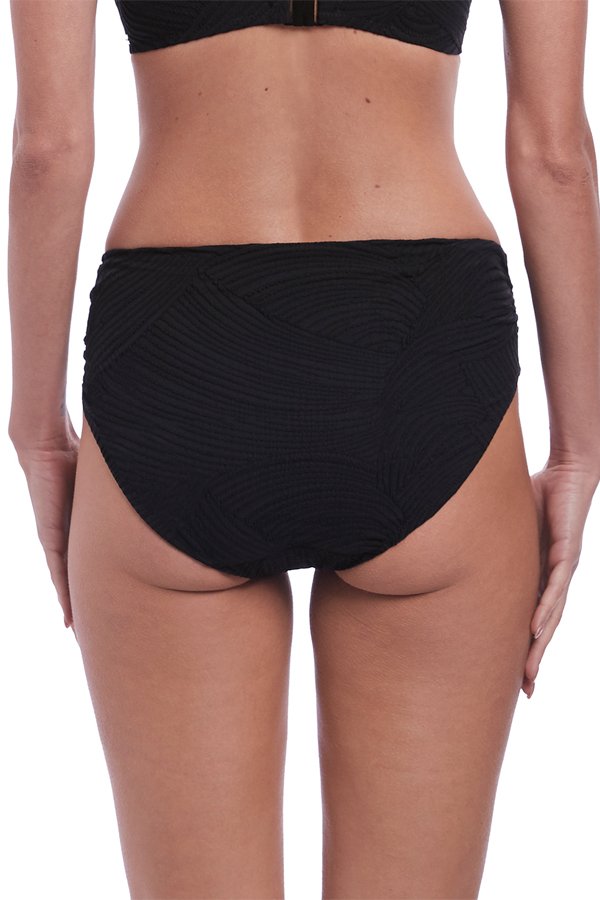Fantasie Otawa Deep Gathered Brief - Black - source image 35281