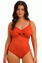 Fantasie Ottawa Underwired Twist Swimsuit with Adjustable Legs - Spiced Pumpkin - source image 73160
