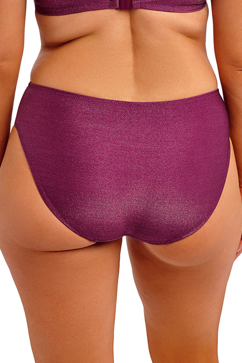 Fantasie Paros Coast Mid Rise Bikini Brief - Berry Shimmer - source image 73149