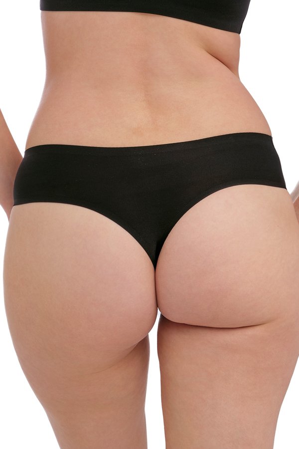 Fantasie Smoothease Invisible Stretch Thong - Black - source image 45102