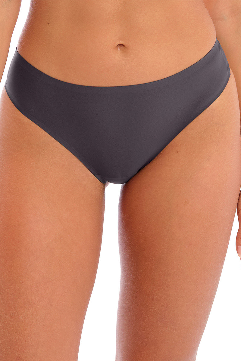Fantasie Smoothease Invisible Stretch Thong - Slate - source image 60017