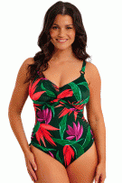 Fantasie Swim Pichola Uw Twist Front Swimsuit with Adjustable Leg - Mangrove - source image 72580