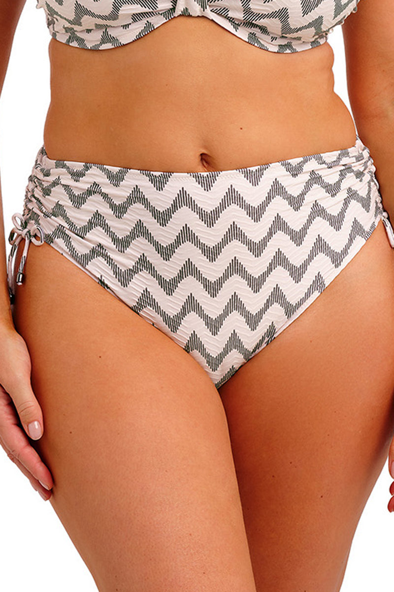 Fantasie Vanuatu High Waist Bikini Brief - Creme Noire - source image 75205