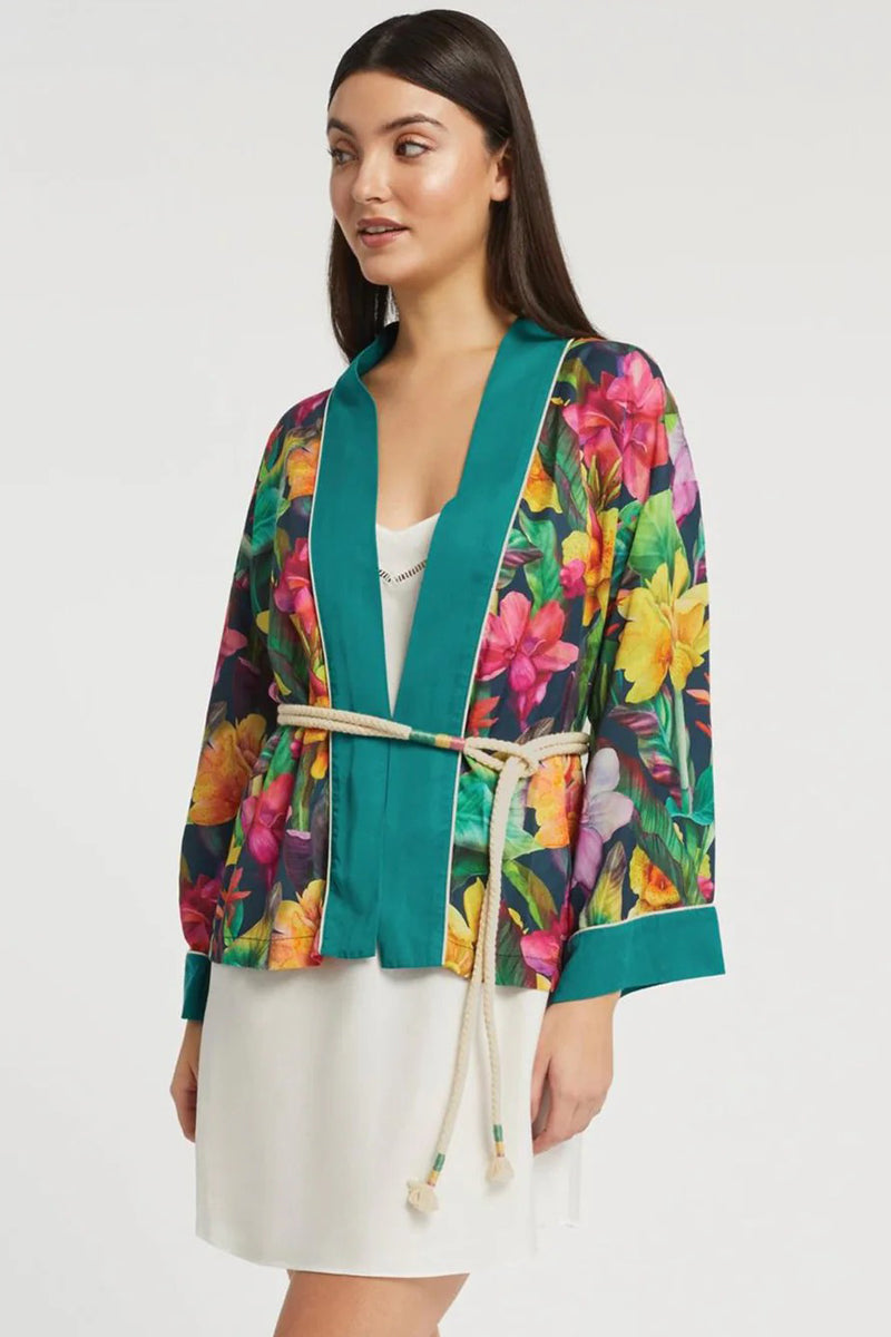 Fleur't Botanica Cardigan Wrap By Inej - Botanica Print - source image 75393
