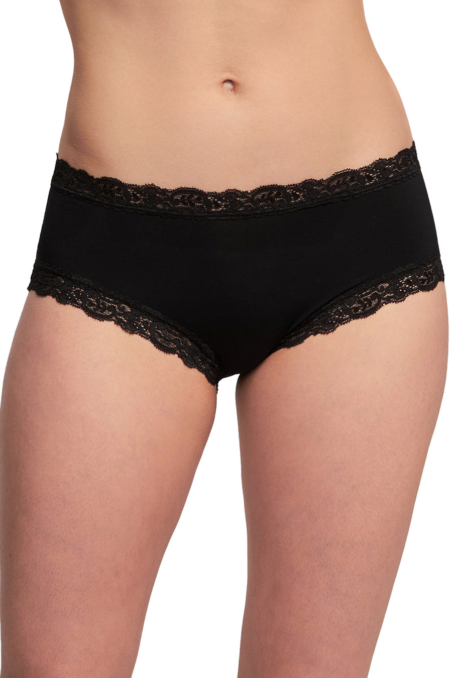 Fleur't Iconic High Waist Boyshort - Black - source image 65194