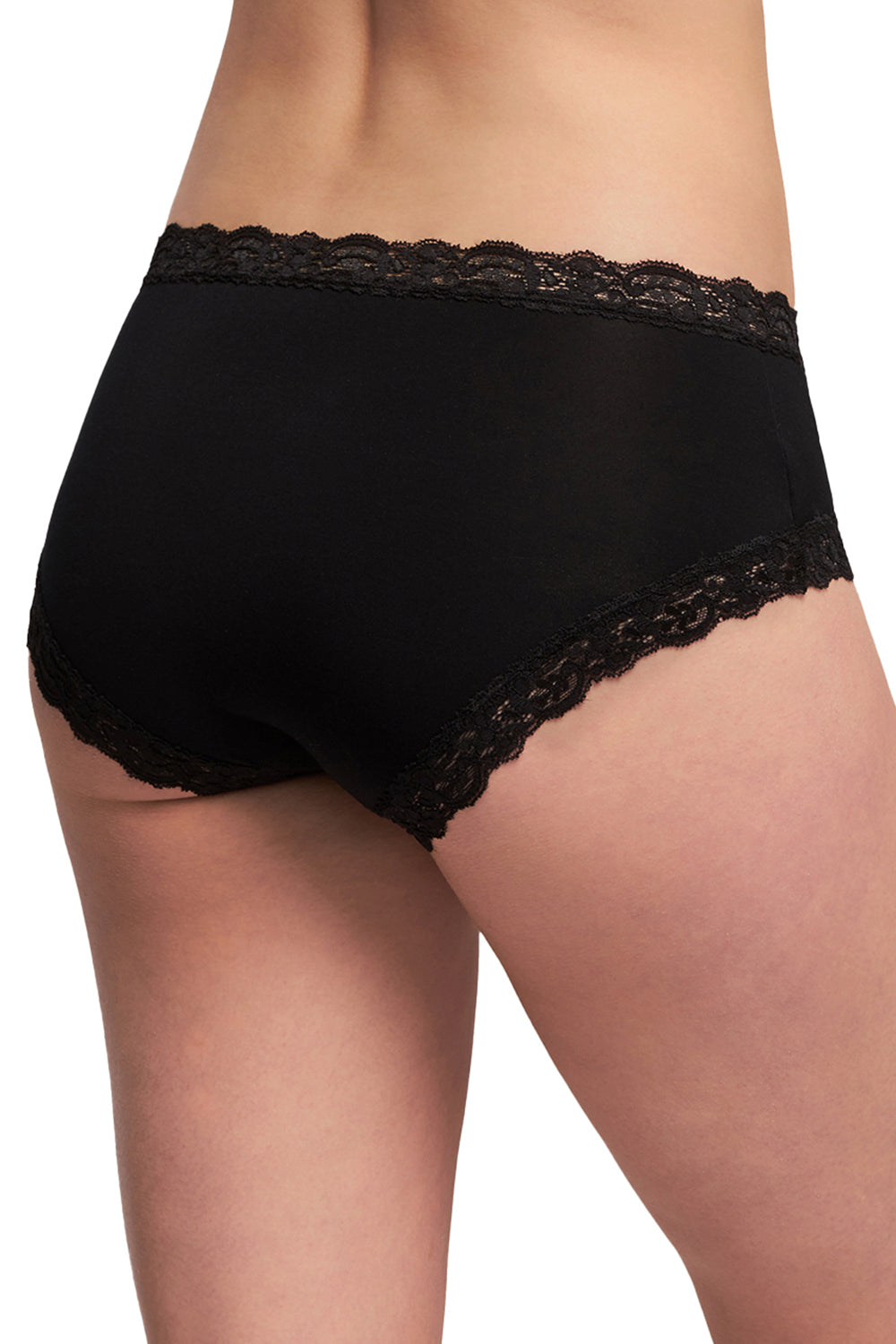 Fleur't Iconic High Waist Boyshort - Black - source image 65195