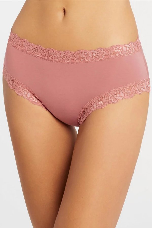 Fleur't Iconic High Waist Boyshort - Rose Tea - source image 74913