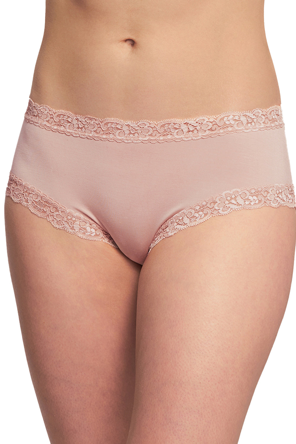 Fleur't Iconic High Waist Boyshort - Seashell - source image 65204