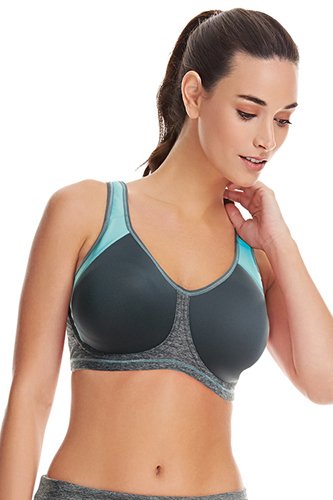 Freya Active Sonic Underwire Moulded Spacer Sports Bra - Carbon - source image 27214