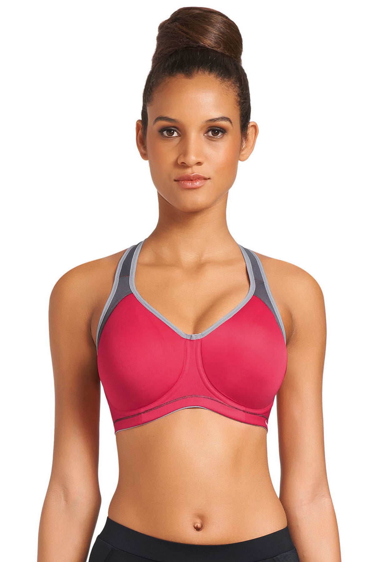 Freya Active Sonic Underwire Moulded Spacer Sports Bra - Hot Crimson - source image 14160