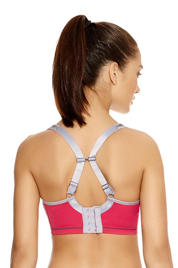 Freya Active Sonic Underwire Moulded Spacer Sports Bra - Hot Crimson - source image 60004