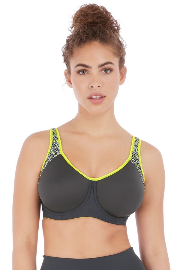 Freya Active Sonic Underwire Moulded Spacer Sports Bra - Lime Twist - source image 39905