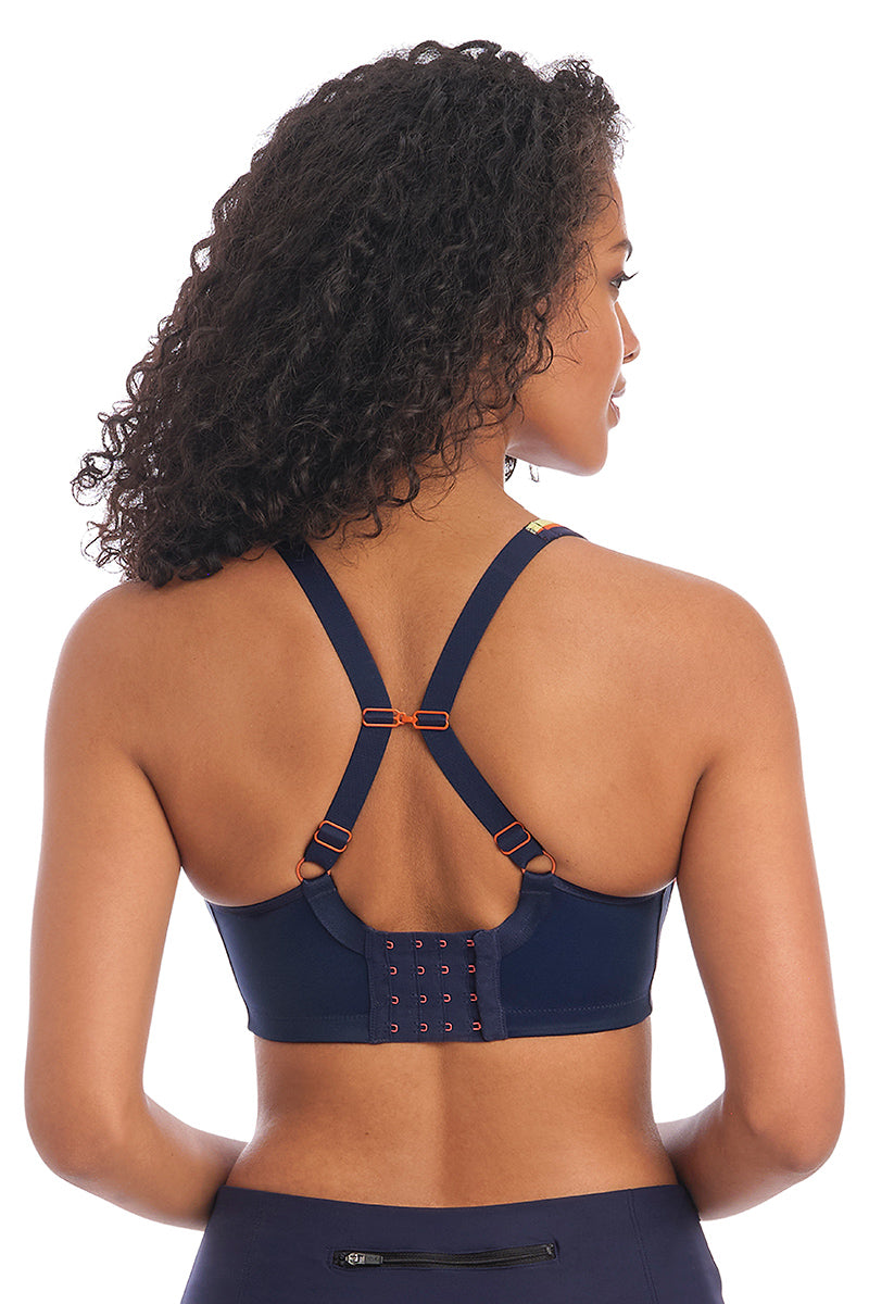 Freya Active Sonic Underwire Moulded Spacer Sports Bra - Navy Spice - source image 41876