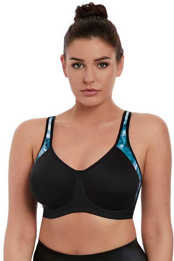 Freya Active Sonic Underwire Moulded Spacer Sports Bra - Smoke - source image 34848