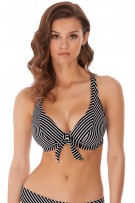 Freya Beach Hut Underwire High Apex Bikini Top - Black - source image 43017