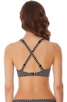 Freya Beach Hut Underwire High Apex Bikini Top - Black - source image 43018