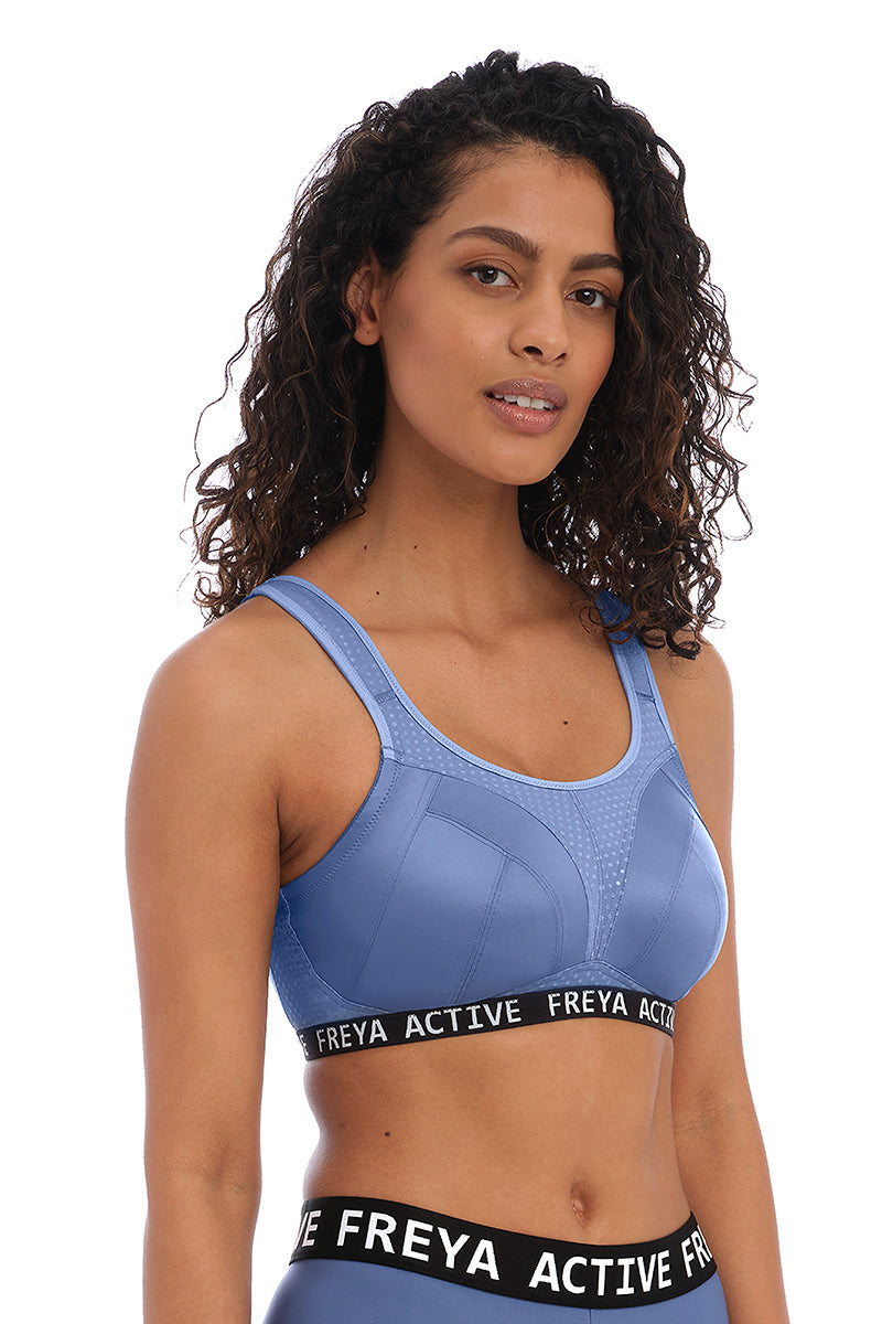 Freya Dynamic Soft Sports Bra - Denim - source image 49501